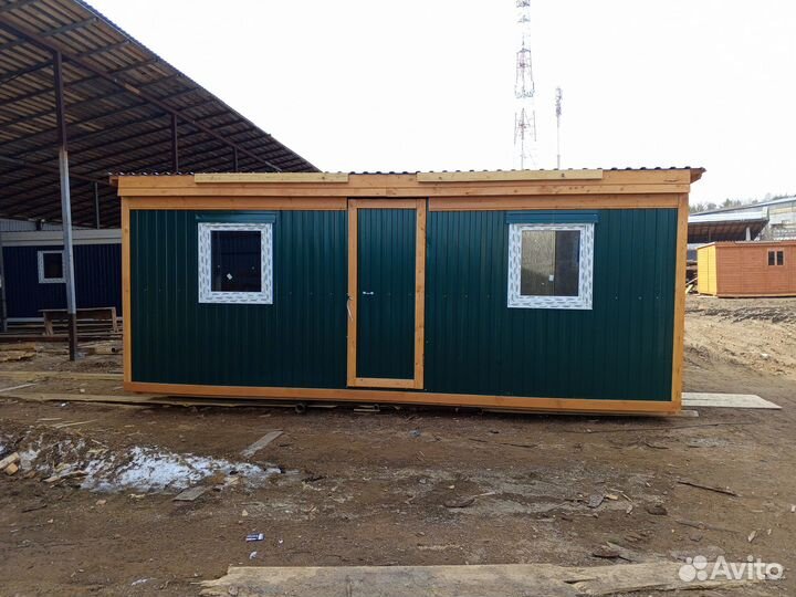 Бытовка новая утепленная 6х2,3м с двумя комнатами