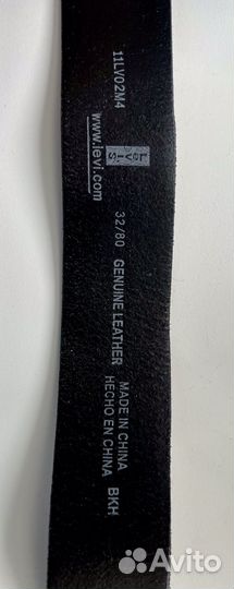 Ремень кожанный levis original новый