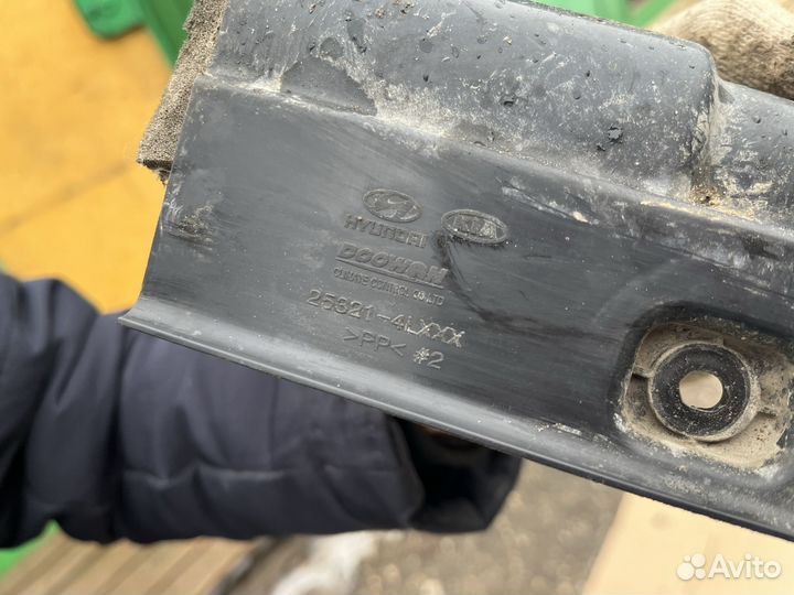 Пыльник радиатора Киа Рио 3