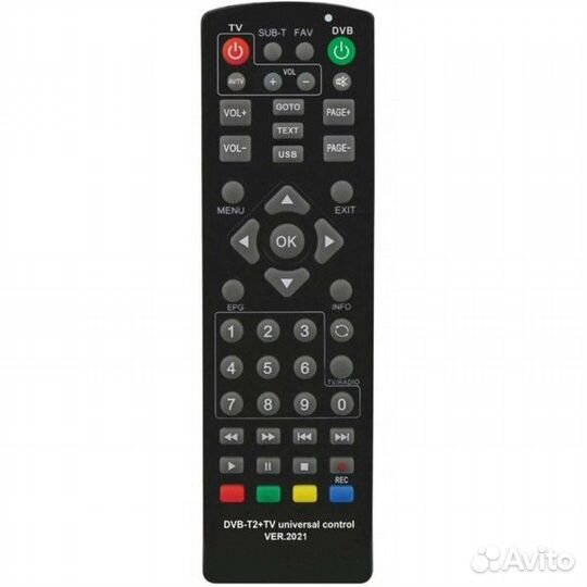 Пульт универсал для T2 тюнеров DVB-T2+TV ver.2021