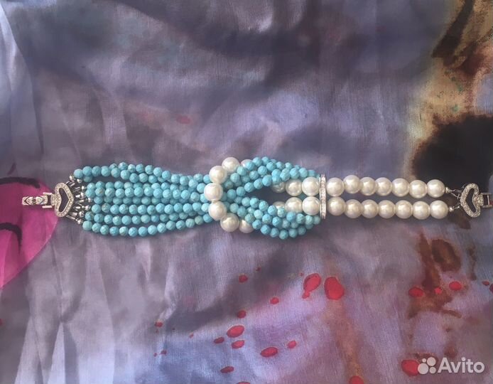 Винтажный браслет из люцита