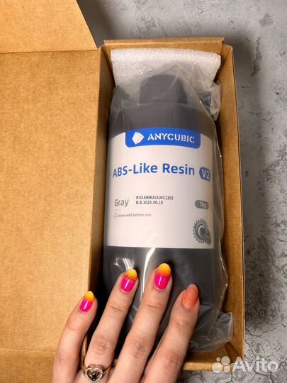Фотополимерная смола Anycubic ABS like V2 сер 1 кг