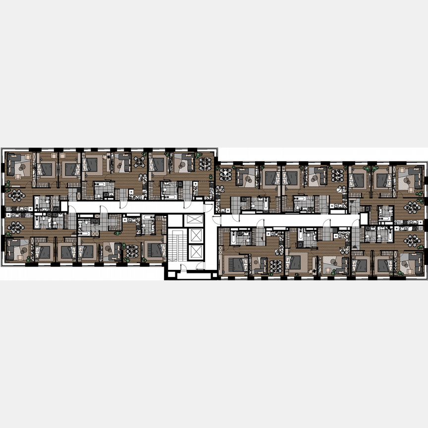 1-к. апартаменты, 55,9 м², 22/23 эт.