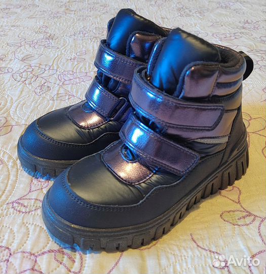 Дутые ботинки для девочки