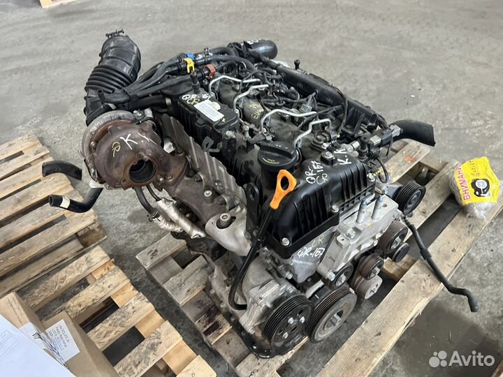 Двигатель D4HB Hyundai Santa Fe 2.2л. 197л.с