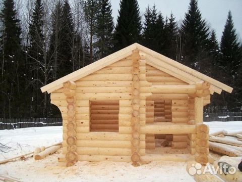 Кругляк зимний лес оцб Профбрус для дома и бани