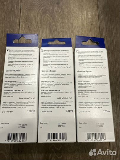 Чернила Epson 110 C13T03P14A (черные)
