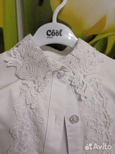 Блузки школьные 122 128