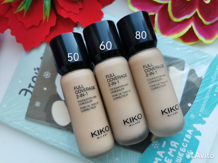 Kiko Milano Тональный, консилер, пудра, Тушь,тени