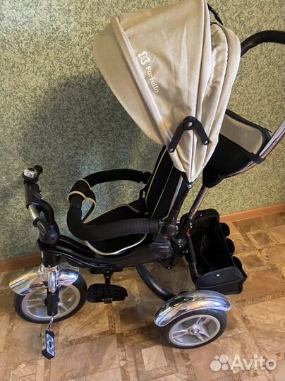 Трехколесный детский велосипед с ручкой бу