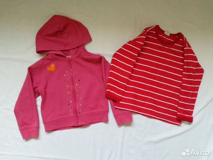 Фирменные вещи на девочку рост 98-104 15 штук