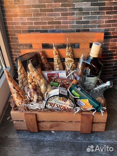 Съедобные мужские букеты в ящиках