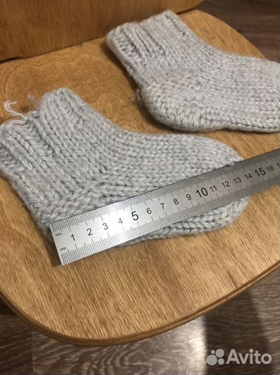 Носочки детские вязаные
