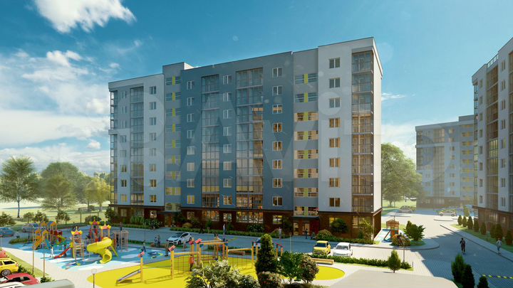 2-к. квартира, 56,7 м², 4/9 эт.