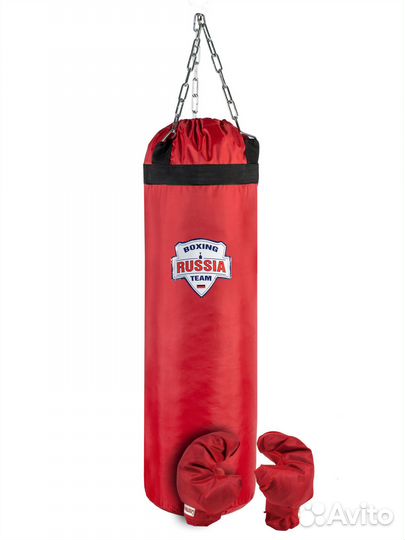 Набор бокс груша на цепи с перчатками