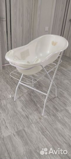 Детская ванночка с подставкой и горкой