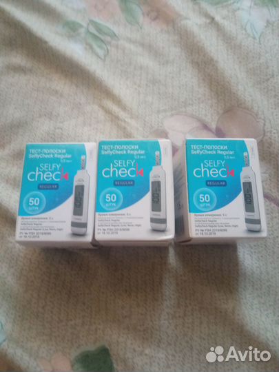 Тест полоски для измерения сахара