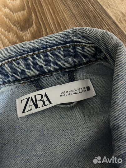 Джинсовая куртка zara M