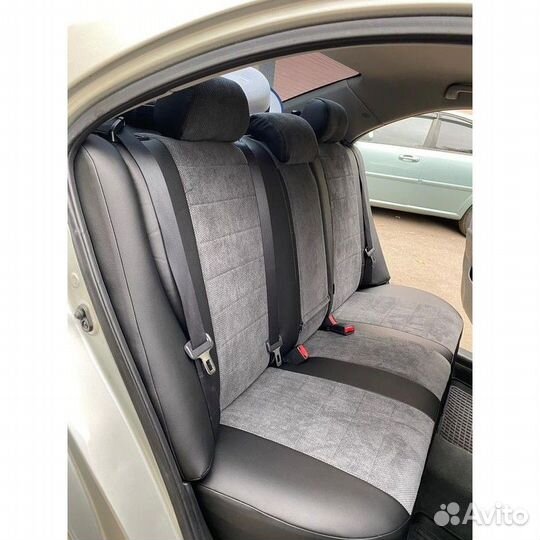 Чехлы VW Polo (с 2020) Экокожа+велюр Автопилот