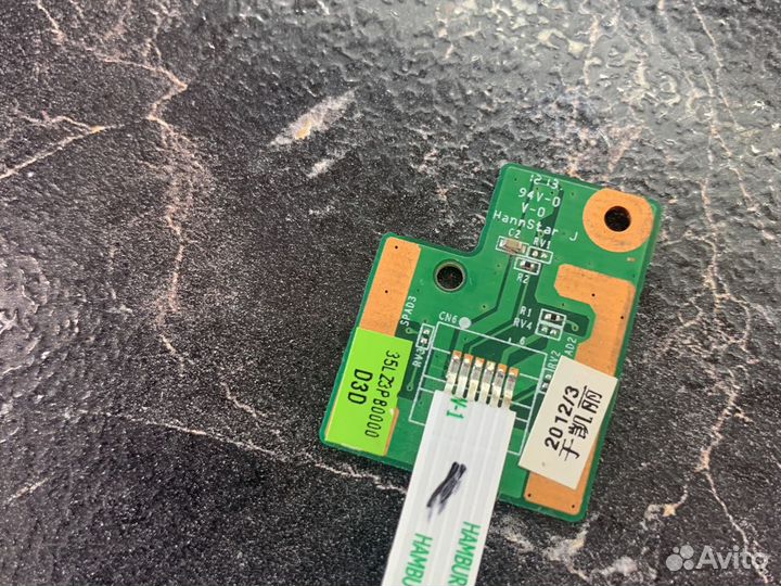 Плата кнопки включения Lenovo z580 z585 35lz3p8000