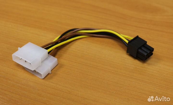 Новый переходник для видеокарты на 6pin