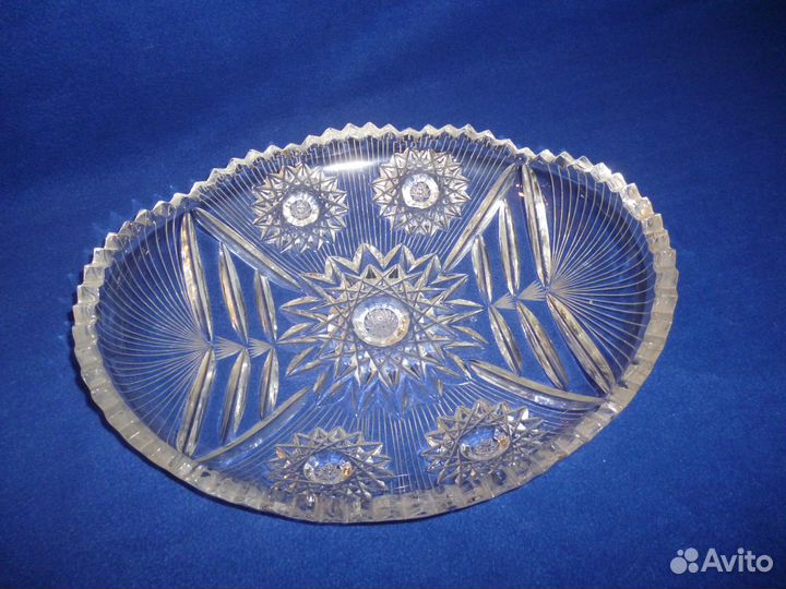 Хрустальное блюдо СССР