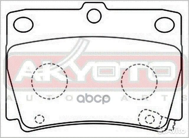 Тормозные колодки akd1197 akd1197 akyoto