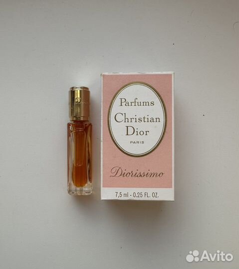 Christian dior diorissimo духи 7,5 мл винтаж