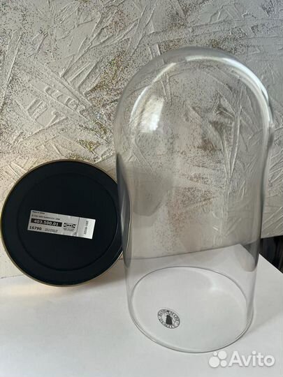 Стеклянный клош купол IKEA