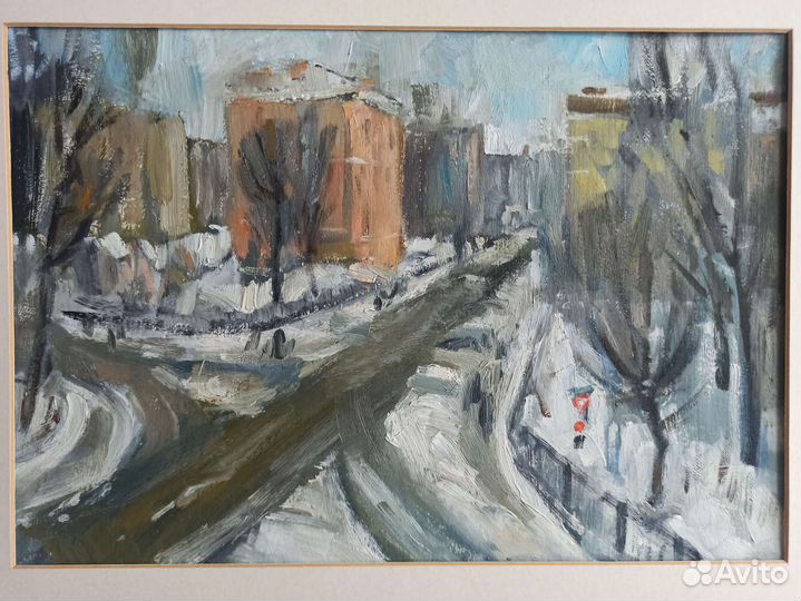 Картина городской пейзаж 