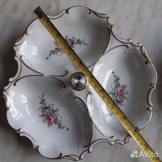 Менажница и сухарница/фарфор чсср