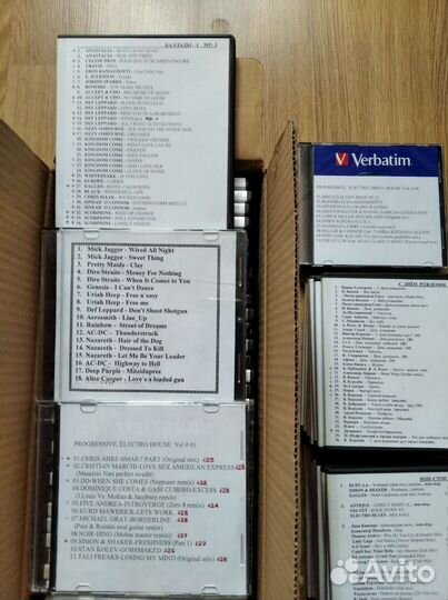 CD, MP-3 диски, на болванках