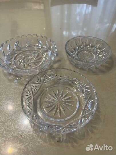 Хрустальные блюдца