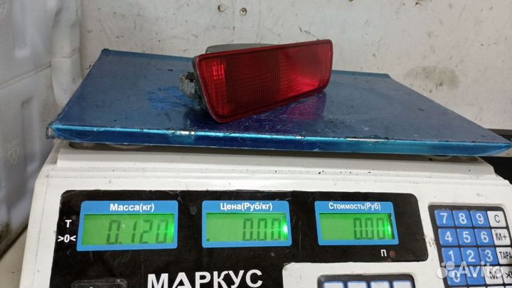 Фонарь задний противотуманный в бампер