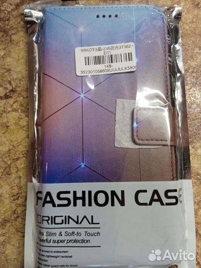 Новый чехол - книжка для телефона wiko T3