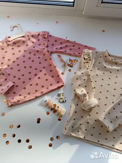 Лонг-водолазка для девочки 86-92 104-110 116-122