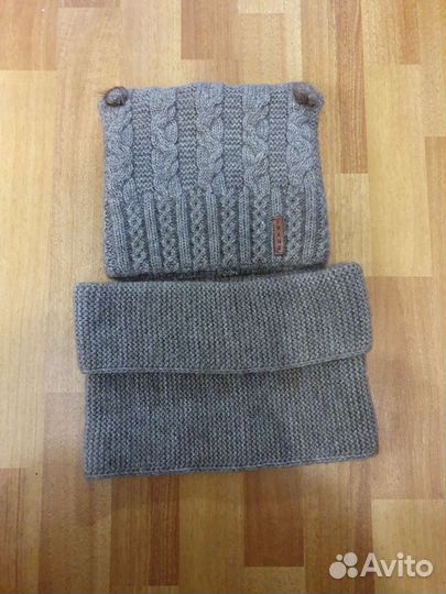 Комплект шапка и снуд женский