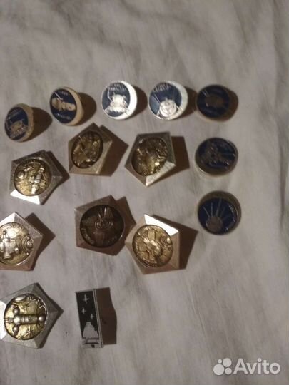 Значки СССР космос