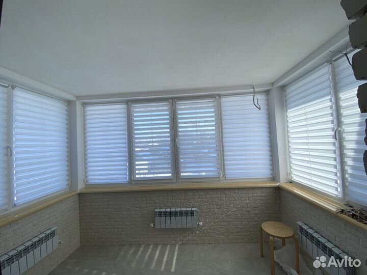 Жалюзи, рулонные шторы, зебра