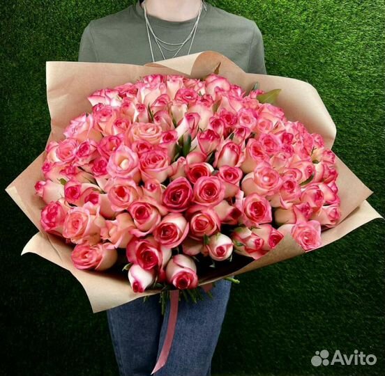 Букет из роз, 101 и более 51, 39, 25. Доставка