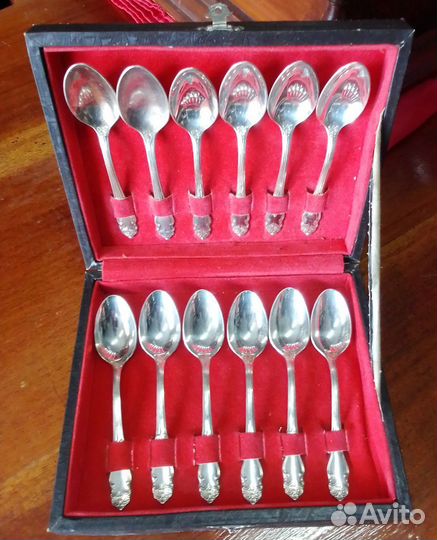 Набор ложечек,мельхиор