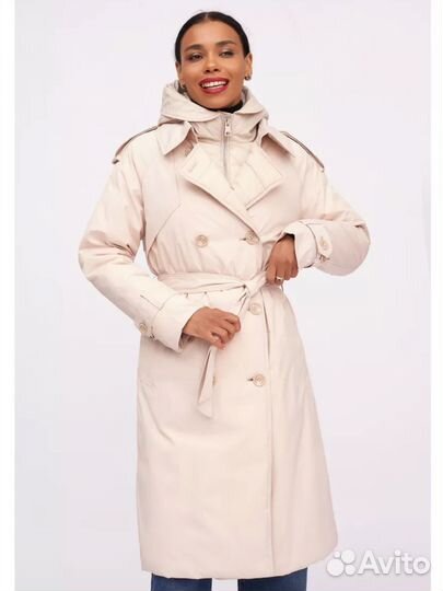 Пальто демисезонное утепленное Electrastyle 48