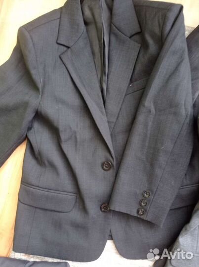 Костюм школьный, пиджаки, жилет, брюки