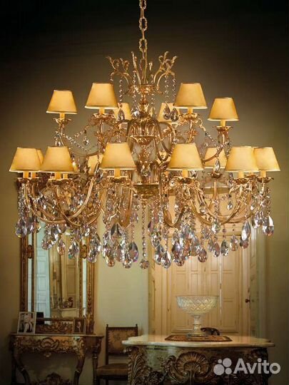 Люстра итальянская хрустальная Arredoluce