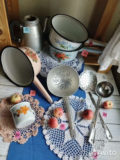 Эмалированная посуда СССР
