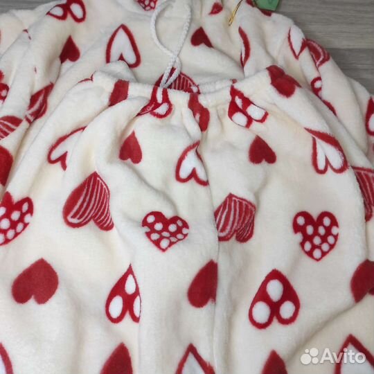 Новая теплая пижама костюм