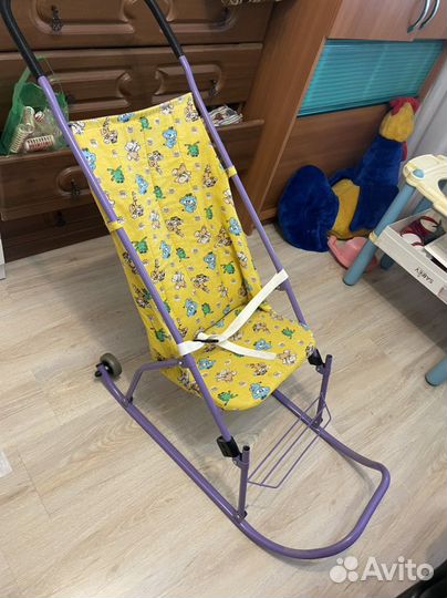 Коляска санки