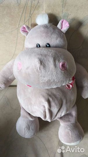 Мягкая игрушка бегемот
