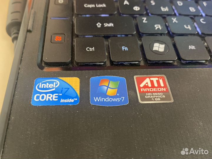 Acer Intel Core i7 15.6 4gb hdd 500gb