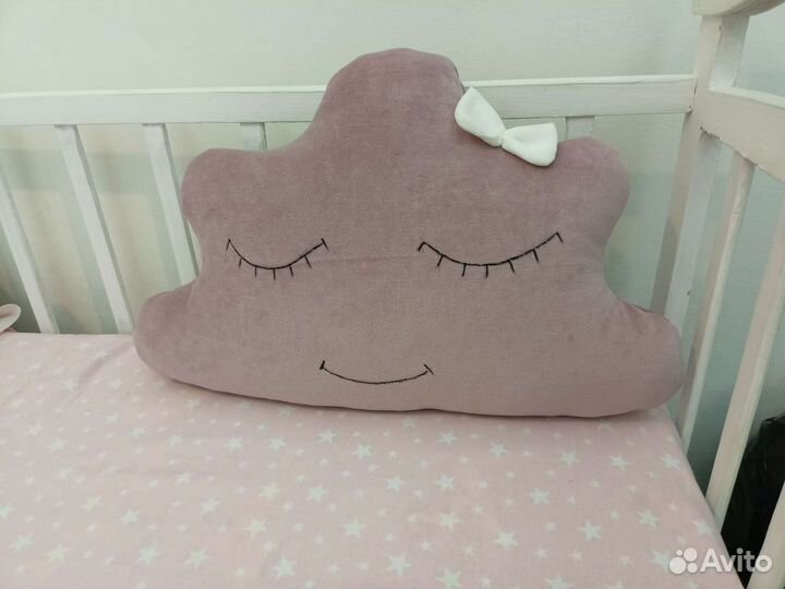Подушка облачко,зайка
